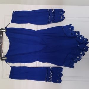 Ramy Brook Strapless Romper with Sleeves